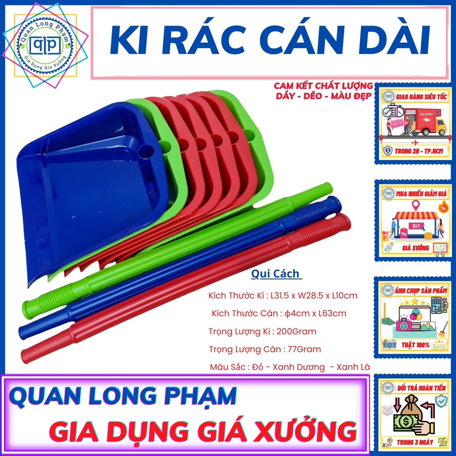 Ky Rác Cán Dài - Hốt Rác Cán Dài. Có Thể Tháo Lắp Phần Cán Và Ky Nhựa. Chất Liệu Nhựa Cứng, Bền Chắc.Độ Chịu Mài Mòn Cao. Màu : Xanh Lá - Đỏ - Xanh Dương. Khối Lượng: 0.2Kg. Kích Thước: 30 x 30 x 10cm [FREESHIP MAX] - 2