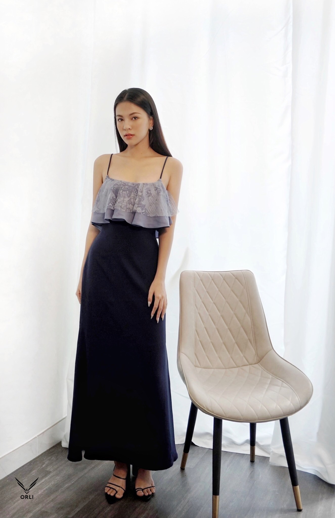 Đầm dây lụa mùa hè, Calla Dress - Orli Label