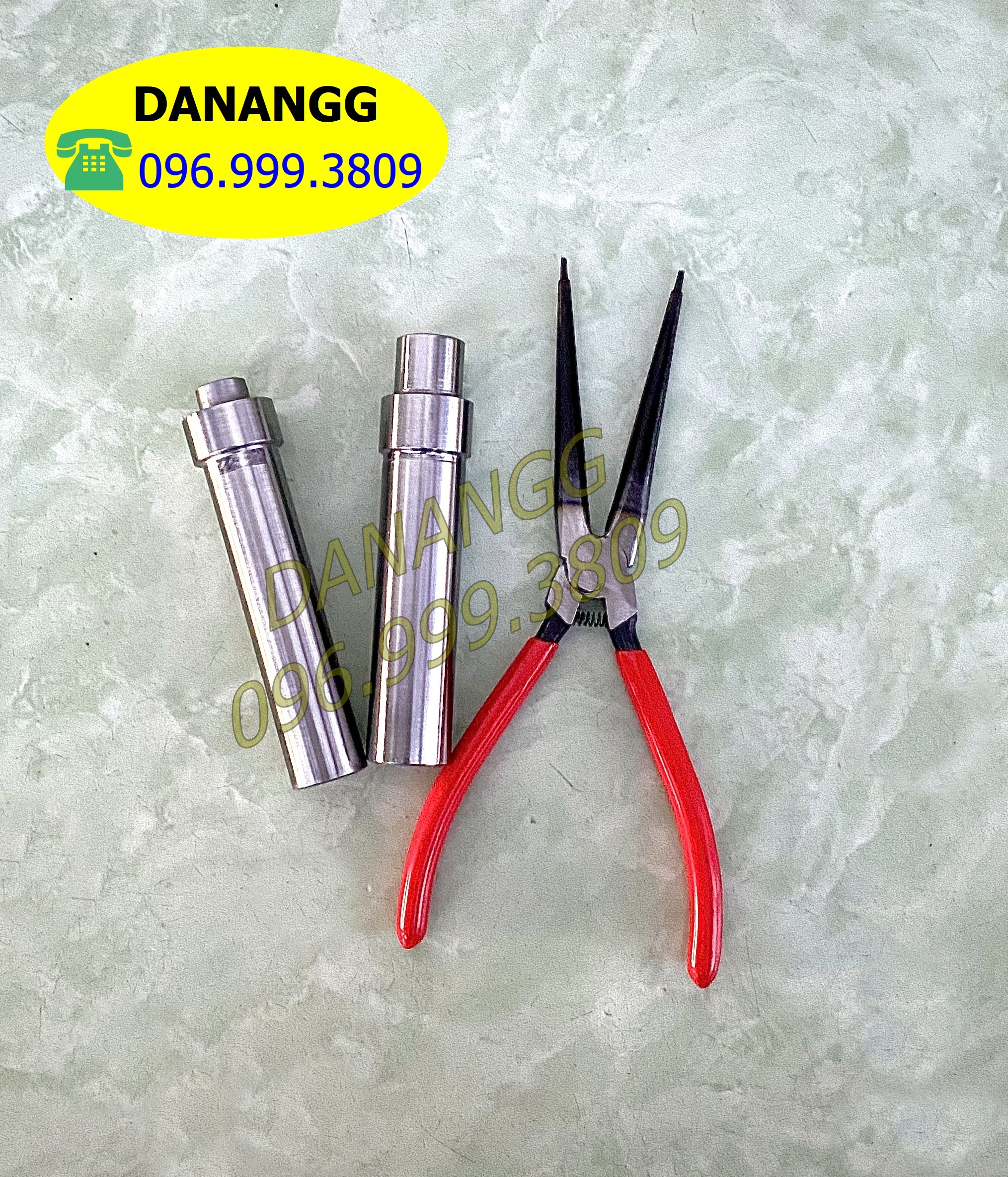 Kìm phe dài gắp phanh côn xe ga bi 6902 và cây đóng bi rọ đe buly