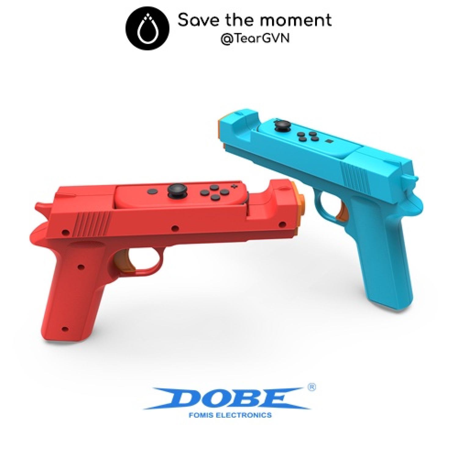Mô hình sún.g lục DOBE cho Joy-con Nintendo Switch