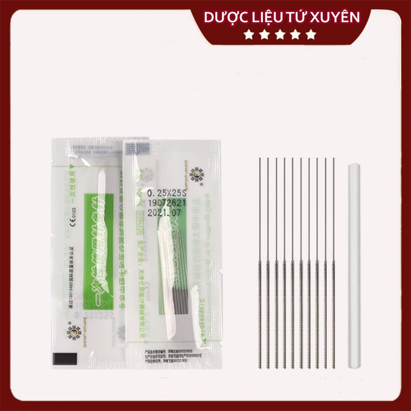 Kim châm cứu Thái Hòa Đóng Túi Hộp 500kim Siêu rẻ- Sắc, Mảnh