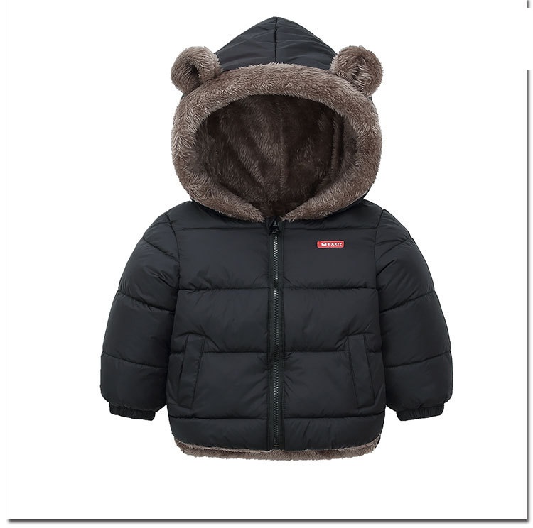 Áo khoác trẻ em mới áo khoác lót lông , áo khoác cotton lông vũ cho bé trai áo khoác độn bông áo khoác dày cho bé