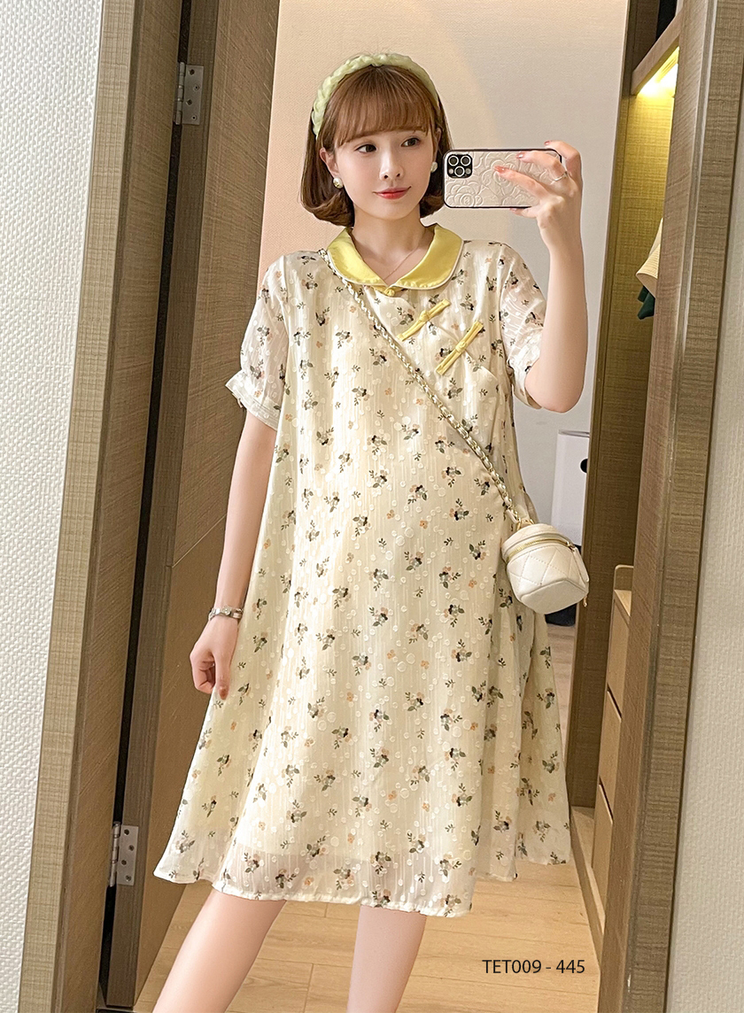 Đầm bầu TET009 hàng nhập cao cấp shop Young Mom