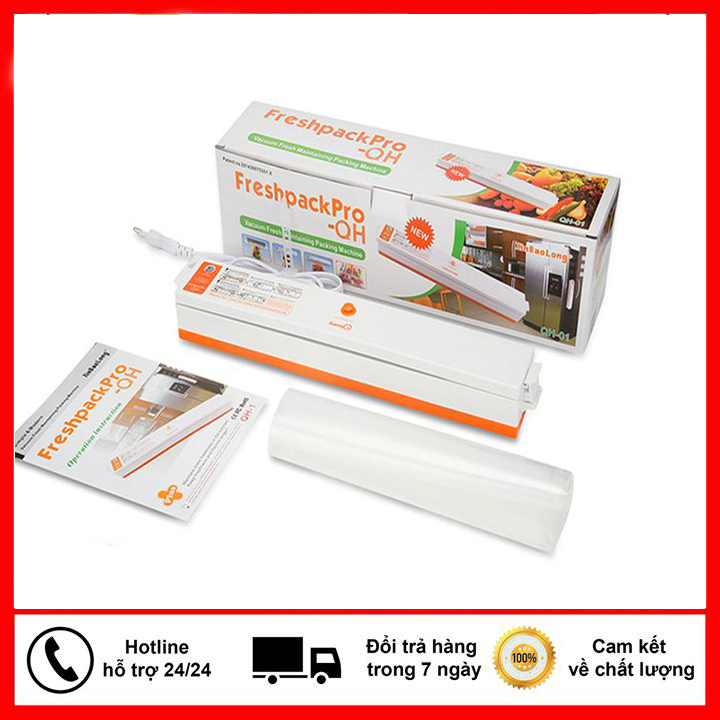 Máy Hút Chân Không Kiêm Hàn Miệng Túi Bảo Quản Thực Phẩm Tặng Kèm 15 Túi Hút Bảo Quản Đồ Ăn Trong Tủ Lạnh Máy Hút Chân Không Nhỏ Gọn Tiện Dụng Dành Cho Gia Đình