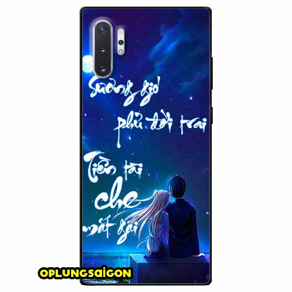 Ốp lưng dành cho samsung note 10 / note 10 plus mẫu thư pháp sương gió