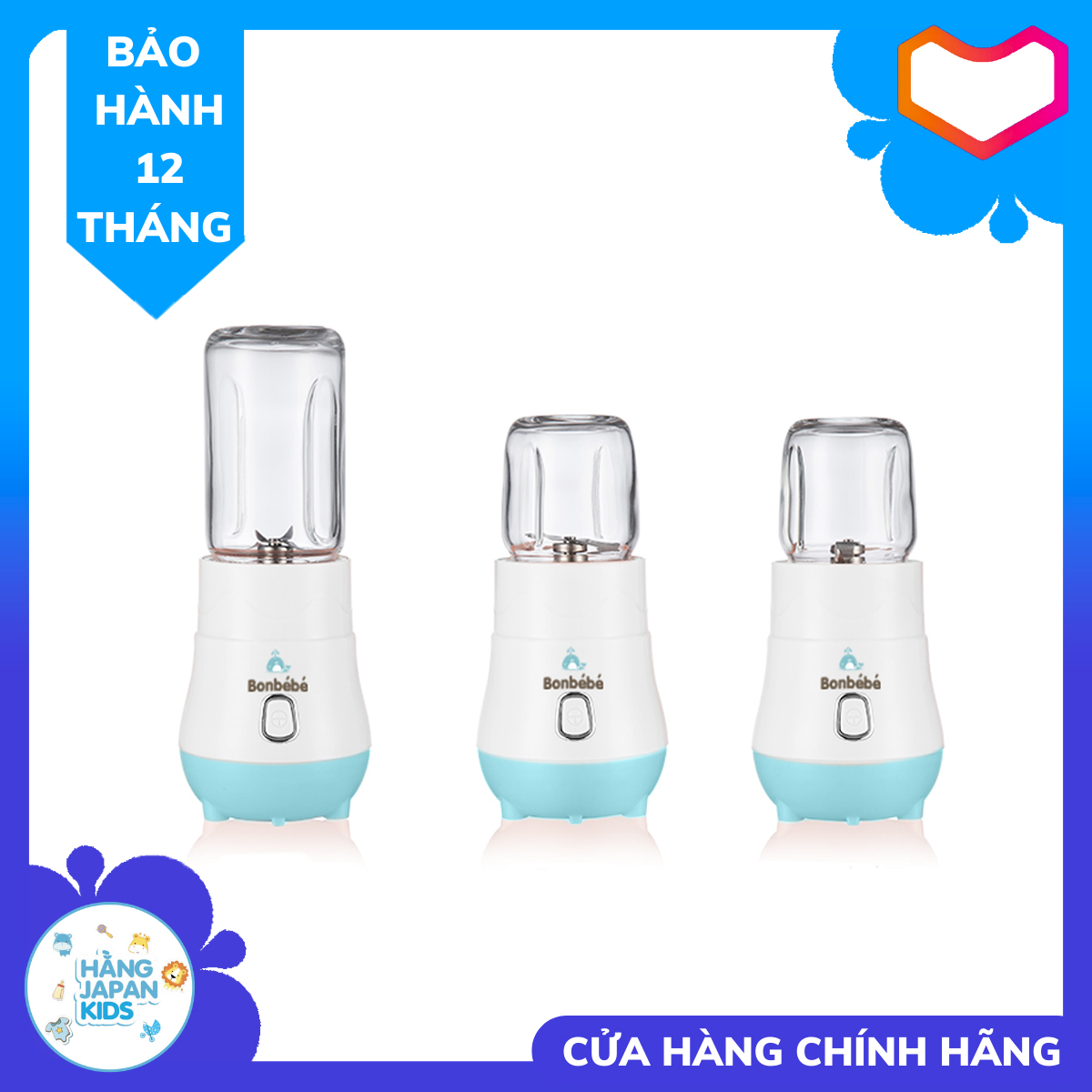 Máy xay đa năng 3 cối Bonbebe BB-39