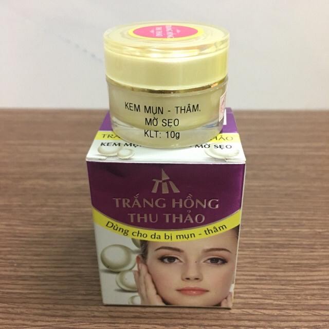 Kem mụn thâm mờ sẹo 10g - kem trắng hồng thu thảo