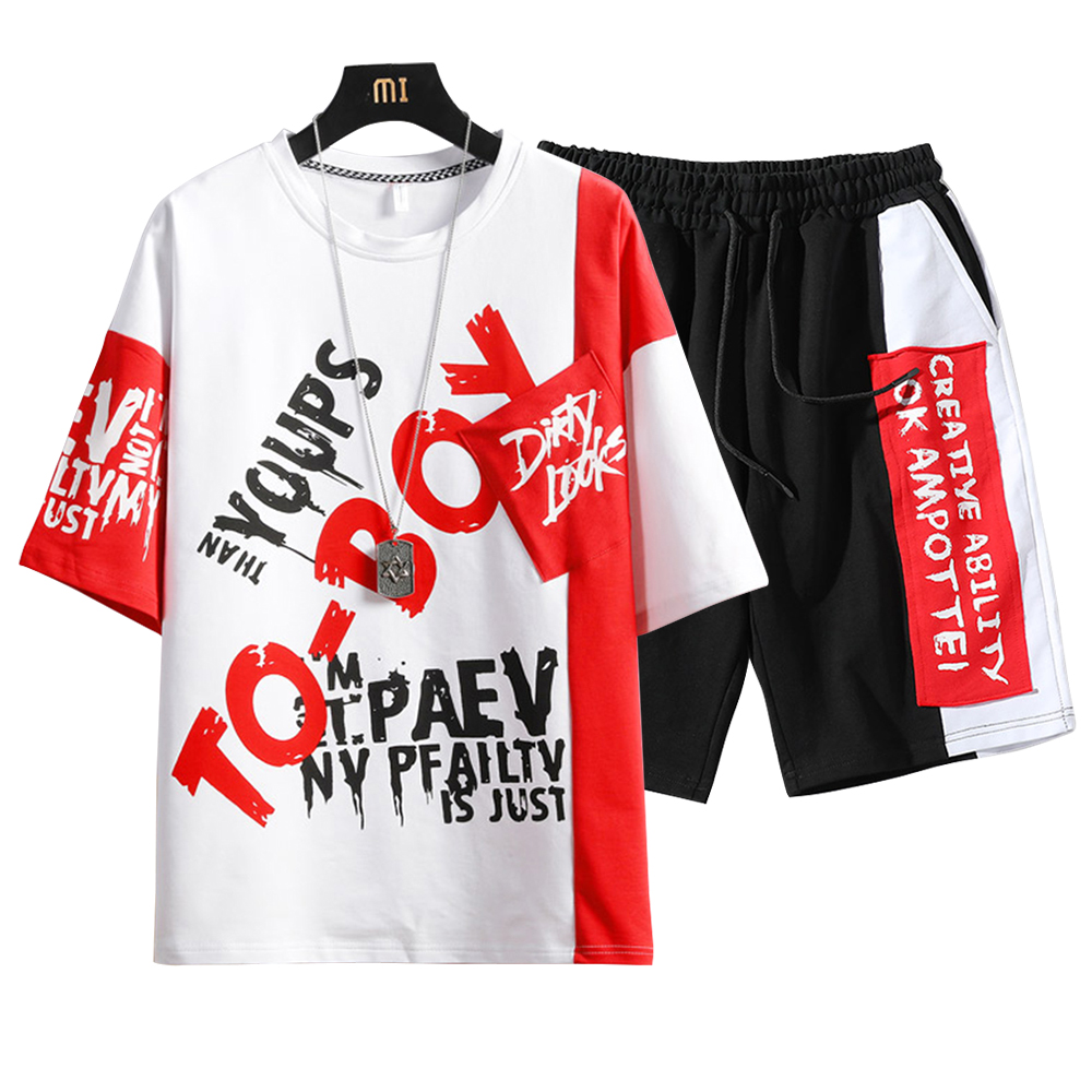 Bộ Quần Áo Thun Nam TO – BOY Phối Hoạ Tiết Chữ Basic Thời Trang SMARTLY GIRL SET NAM 9000033C