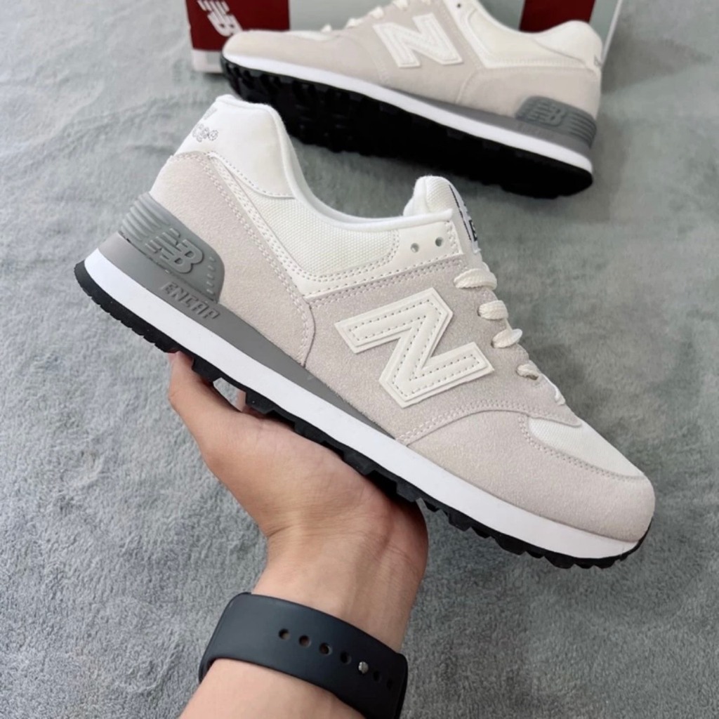 Giày Thể Thao New Balance 574 Xám lông Chuột, Giày Thể Thao NB 574 Màu Xám Bản Sịn Siêu Nhẹ, Đi Êm Chân