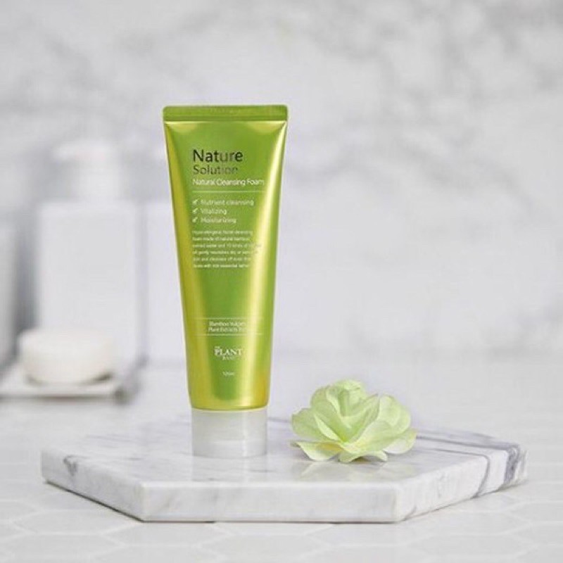 Sữa rửa mặt The Plant Base Nature Solution Natural Cleansing Foam 120ml