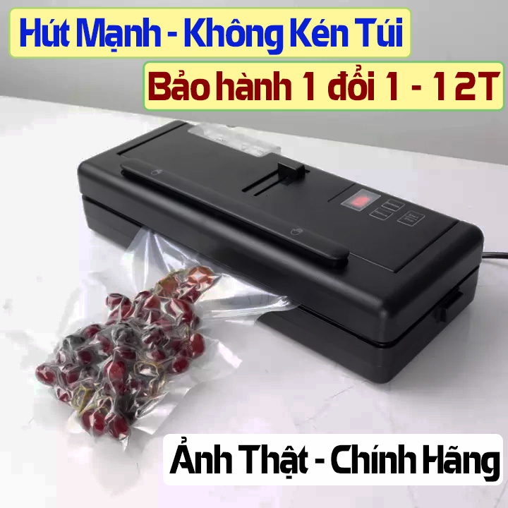 hút chân không mini, mays hút chân không - [MÁY HÚT CHÂN KHÔNG GIA ĐÌNH P280 + TẶNG TÚI] - Bí quyết bảo quản thực phẩm hiệu quả với máy hút chân không