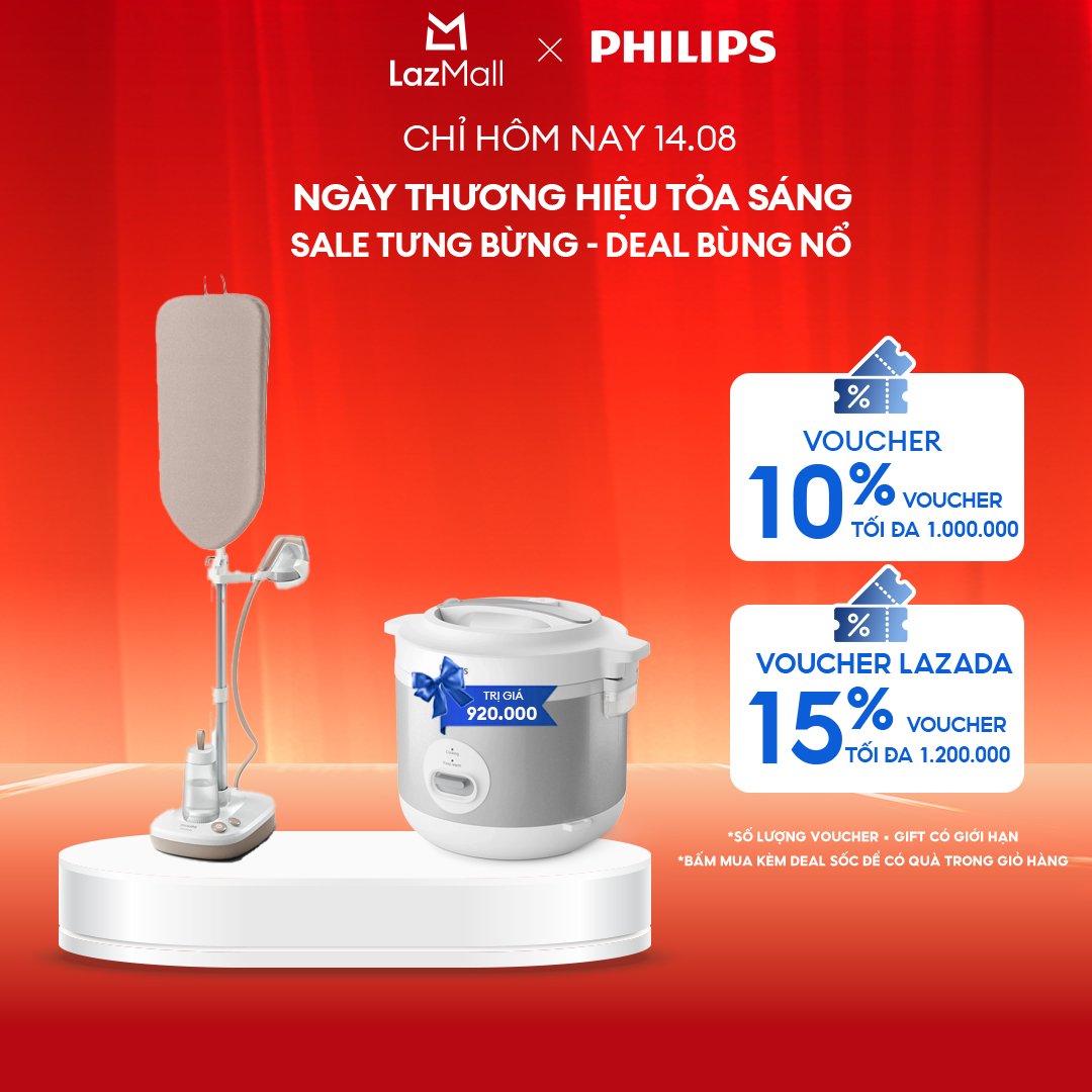 Bàn ủi hơi nước đứng Philips all in one AIS6001/10 - Hàng Chính Hãng