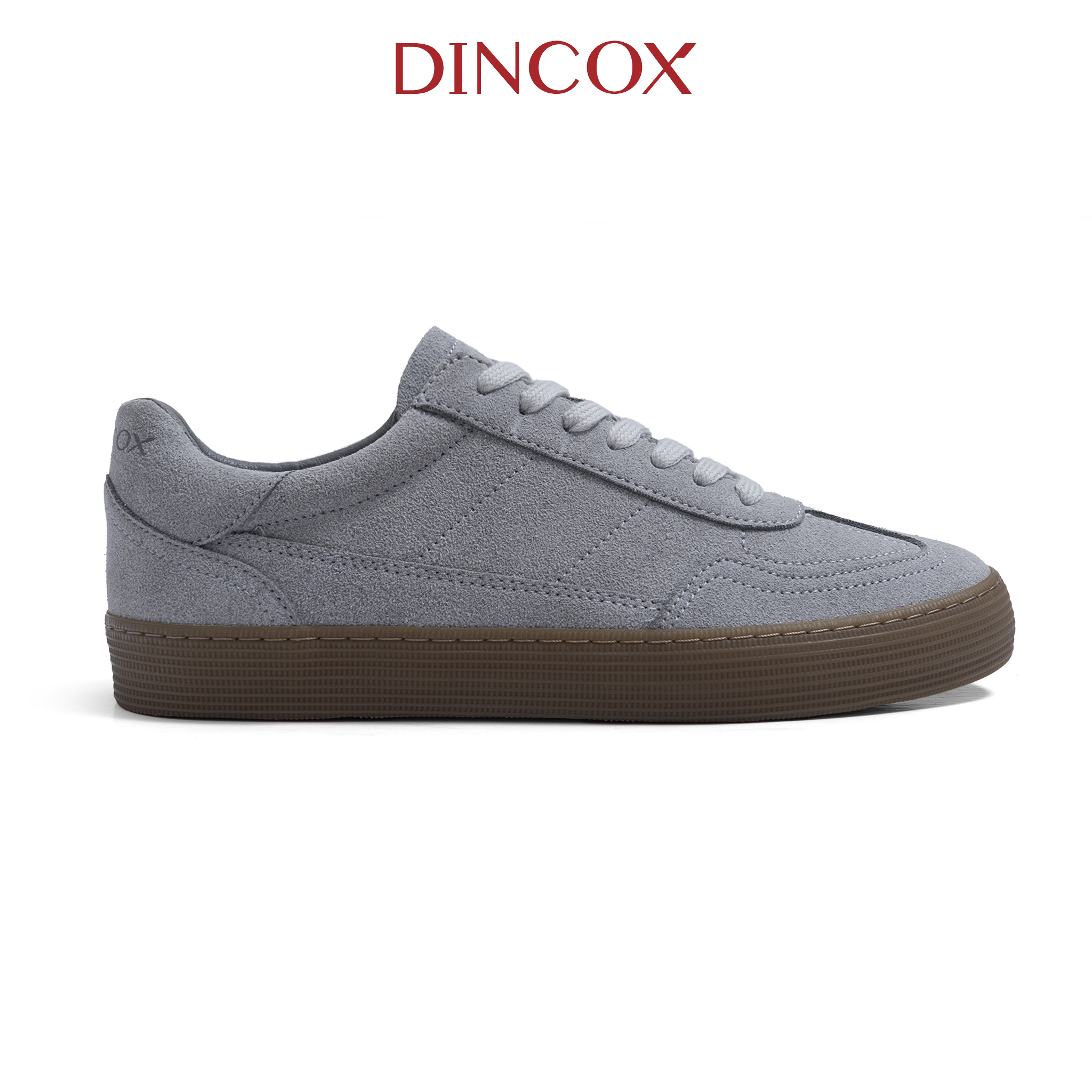 Giày Sneaker Vải Canvas Nam Nữ DC35 GREY GUM DINCOX