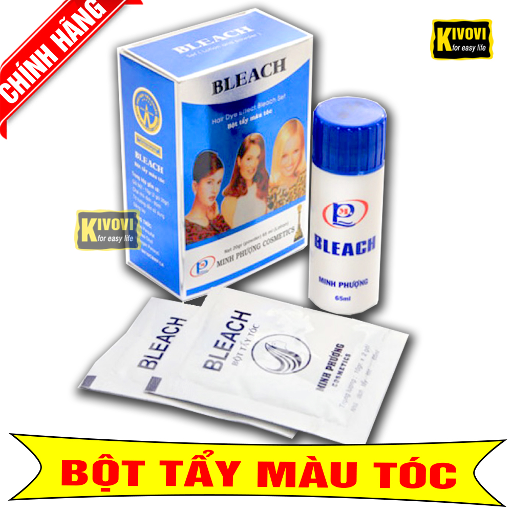Thuốc Tẩy Tóc Minh Phượng Bleach 20G - Bột Tẩy Màu Tóc Nhuộm Tóc Highlight Tại Nhà - Kivovi