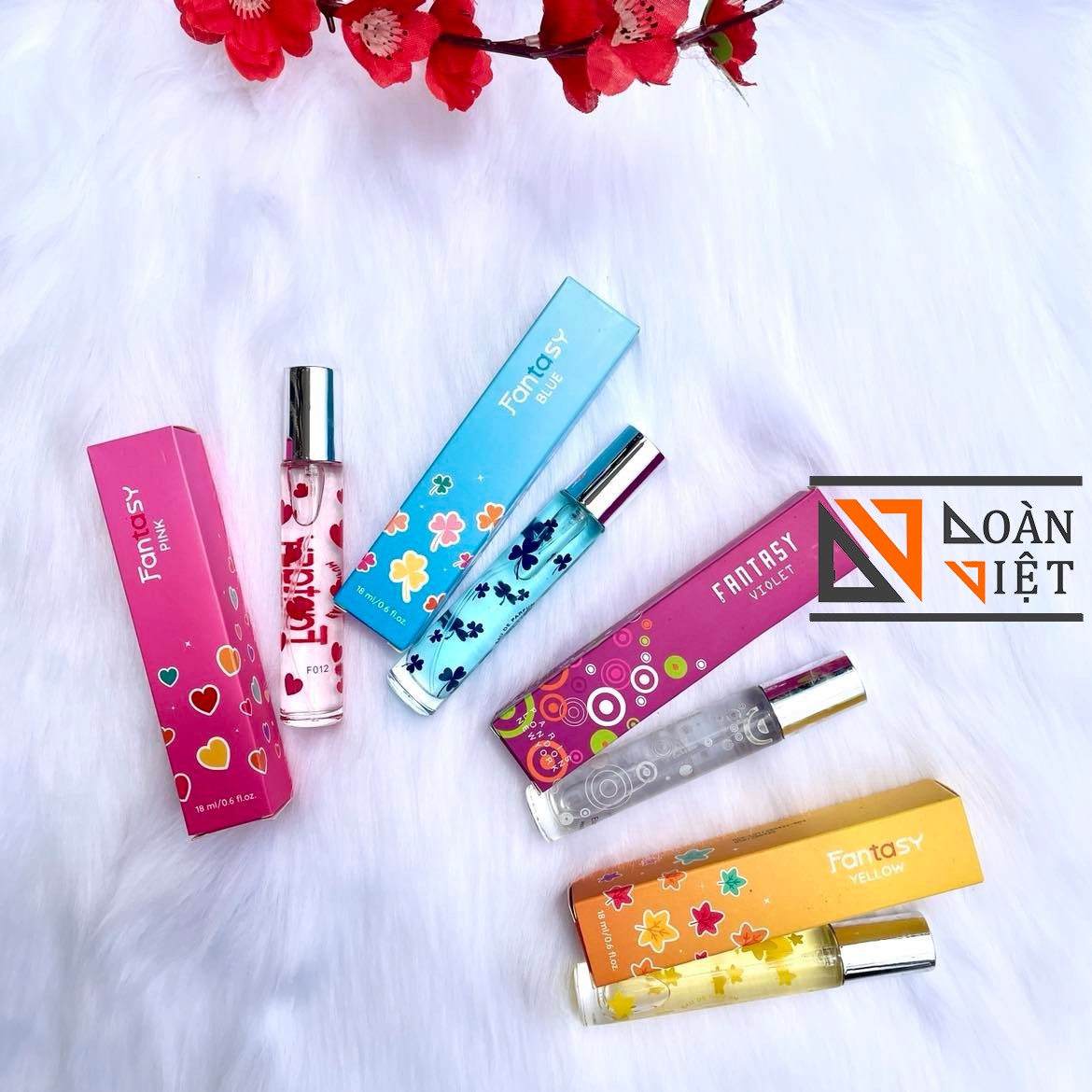 Nước hoa, dầu thơm nữ fantasy 8ml. chính hãng mỹ phẩm sài gòn- ngọt ngào , nhẹ nhàng, quyến rũ, giữ mùi lâu
