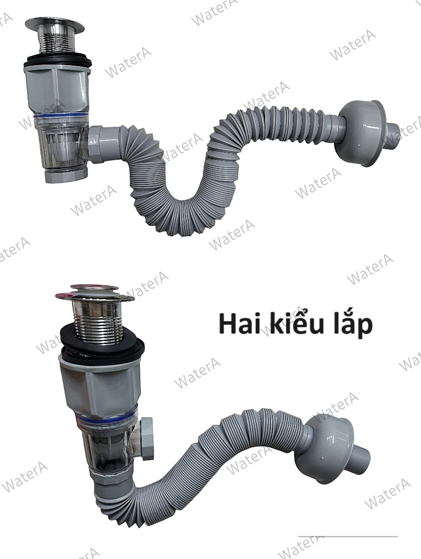 Xả nút lật nhựa bồn lavabo rửa mặt