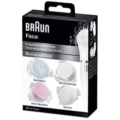 Set đầu bàn chải thay thế cho máy rửa mặt braun face