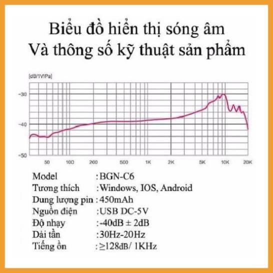 Micro Livestream C7 Loại 1 đủ phụ kiện Thu Âm Hát Karaoke Livestream 3 in