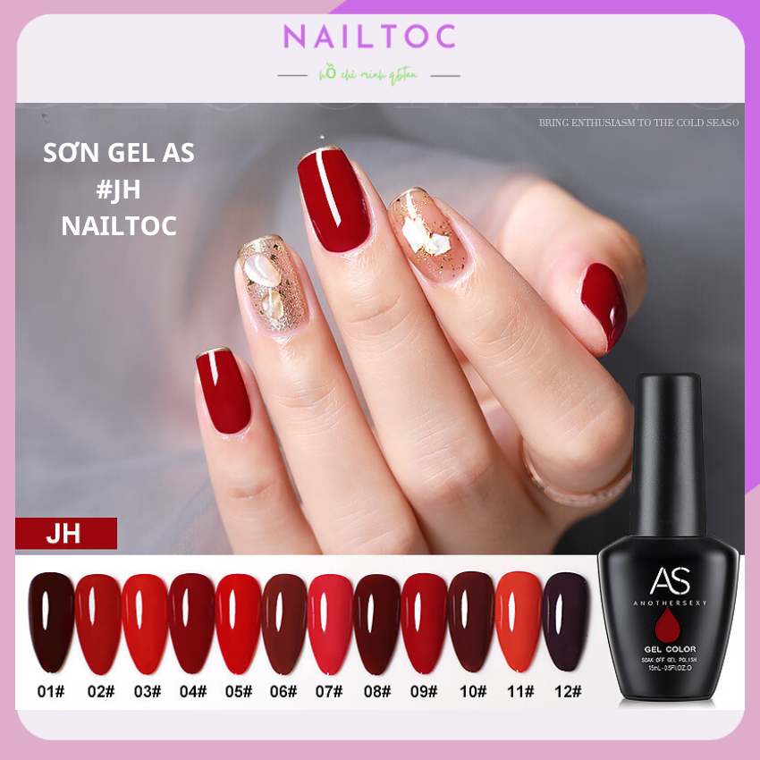 Sơn gel as mã jh chai đen 15ml