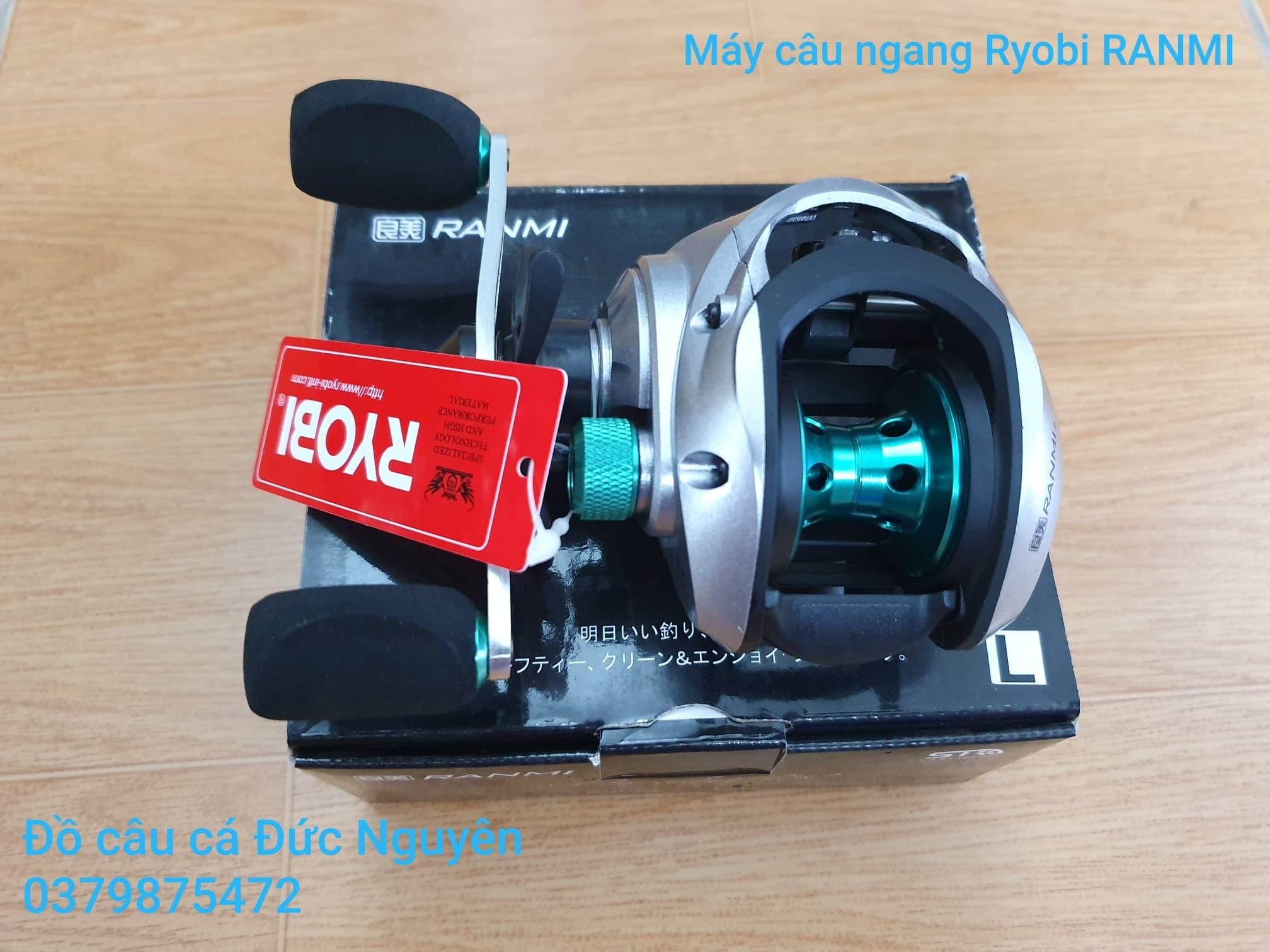 Máy câu ngang RYOBI RANMI chuyên lure cá chuối,lóc,chẽm-ĐỒ CÂU CÁ ĐỨC NGUYÊN [Shop đồ câu cá uy tín]