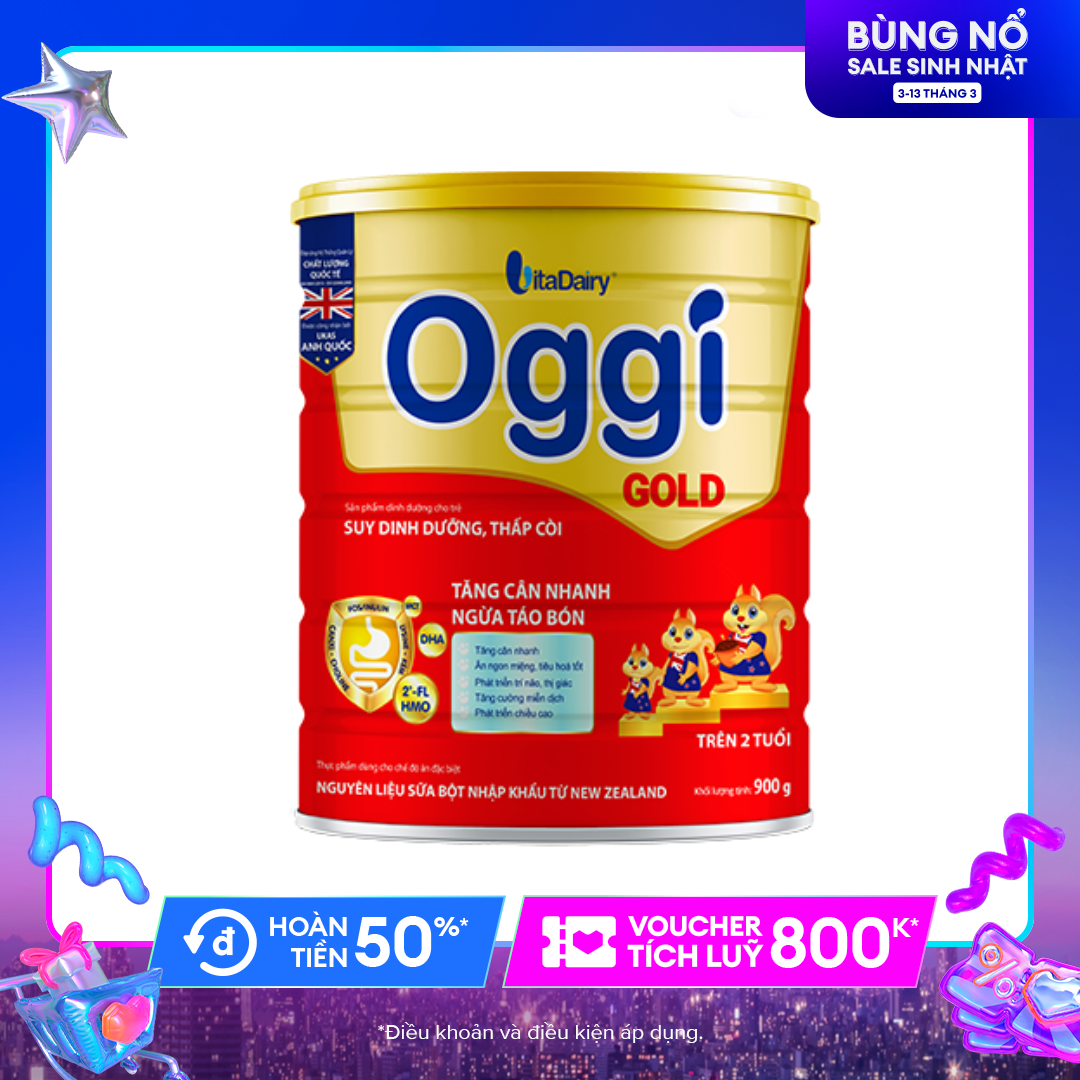 Sữa oggi gold 900g