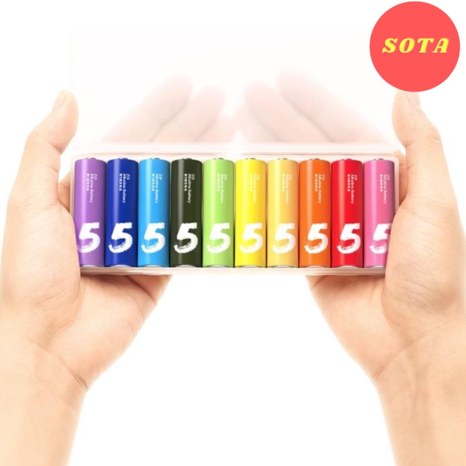 Hộp 10 viên pin tiểu Xiaomi Rainbow AA