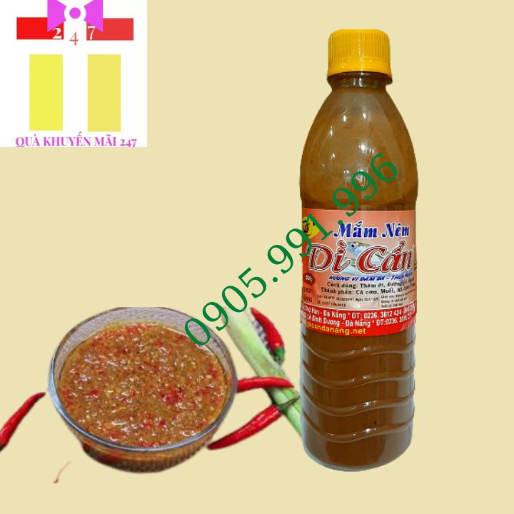 Combo 5 mắm nêm dì cẩn chính gốc đặc sản đà nẵng - quà khuyến mãi 247