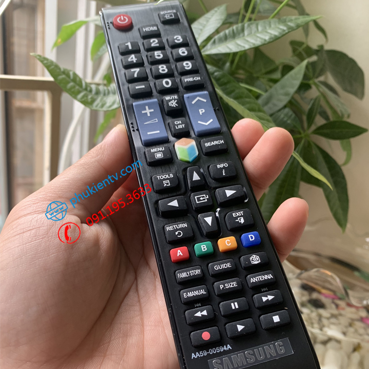 [Hàng Xịn] Điều Khiển Tivi Samsung Smart Tivi AA59-00594A  - Hàng Cao Cấp Phím Bấm Êm - Nẩy - Nhạy