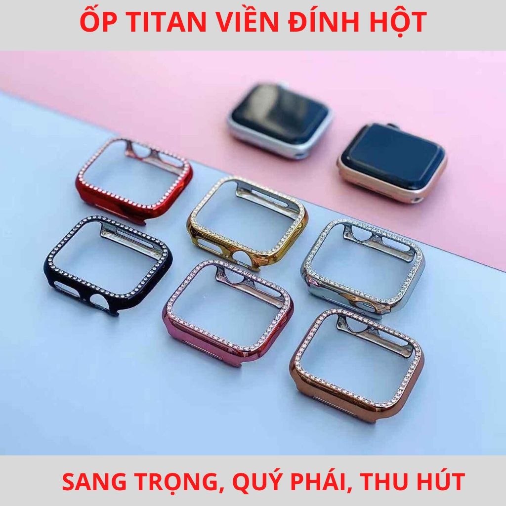 Ốp viền Đồng hồ thông minh đính đá sang trọng, quý phái