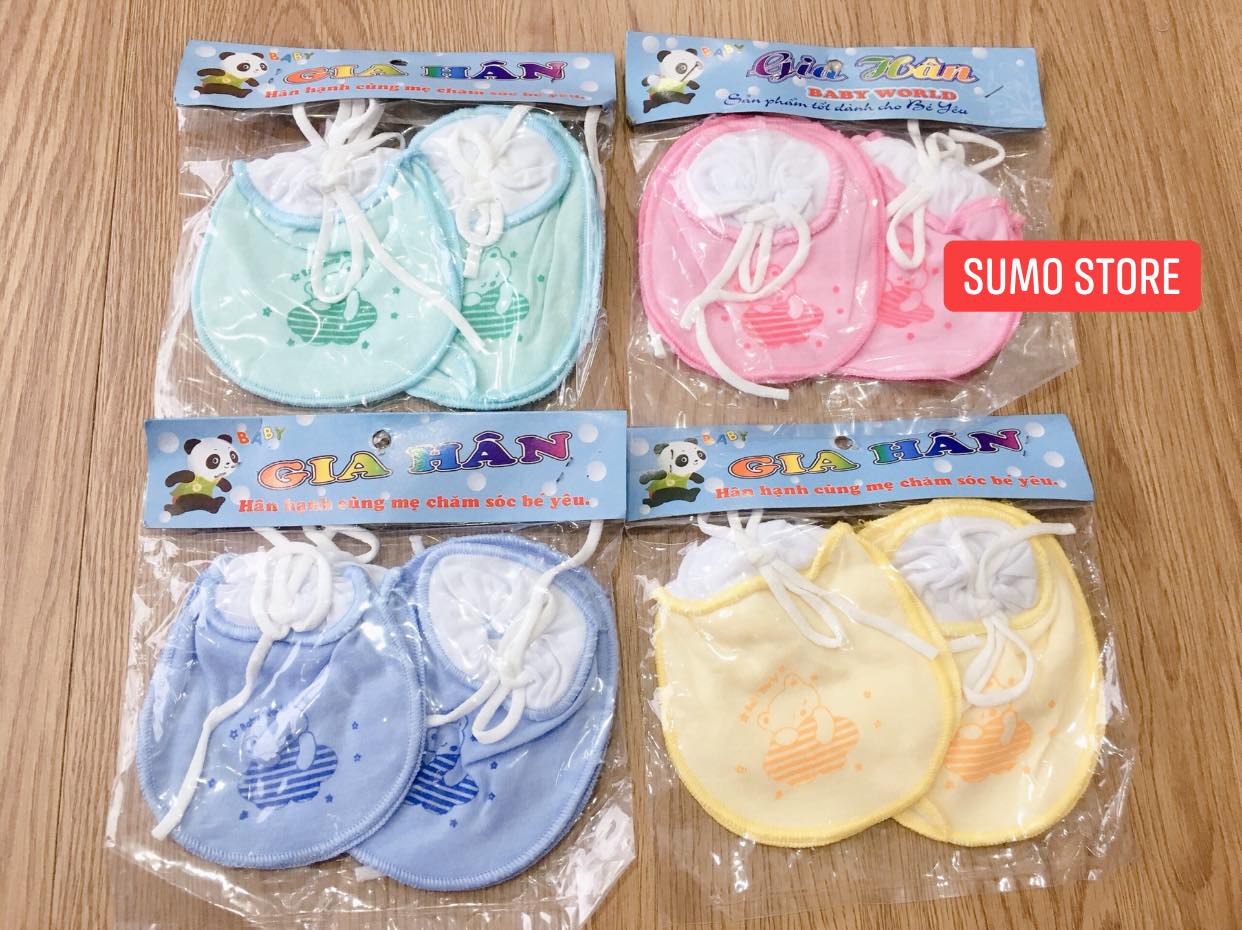5 đôi bao tay và 5 đôi bao chân cho bé sơ sinh, chun co giãn, bao tay chân sơ sinh, bé trai, bé gái, vớ cho bé sơ sinh, tất tay tất chân - phụ kiện cho trẻ sơ sinh
