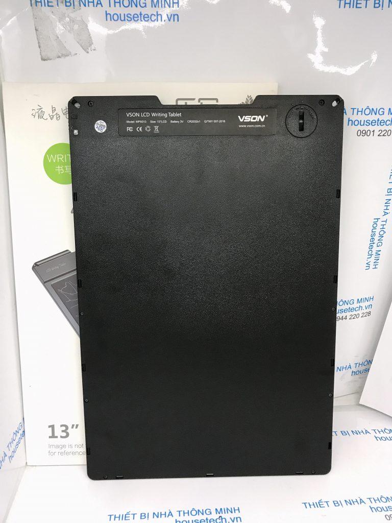 Bảng viết điện tử thông minh VSON 13 inch có nút chống xóa khi viết, nét vẽ rõ và đậm
