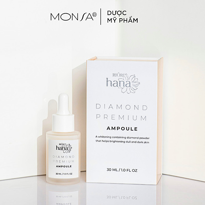 [Quà tặng lên đến 350k ] Tinh chất dưỡng da Hana Diamond Premium Ampoule