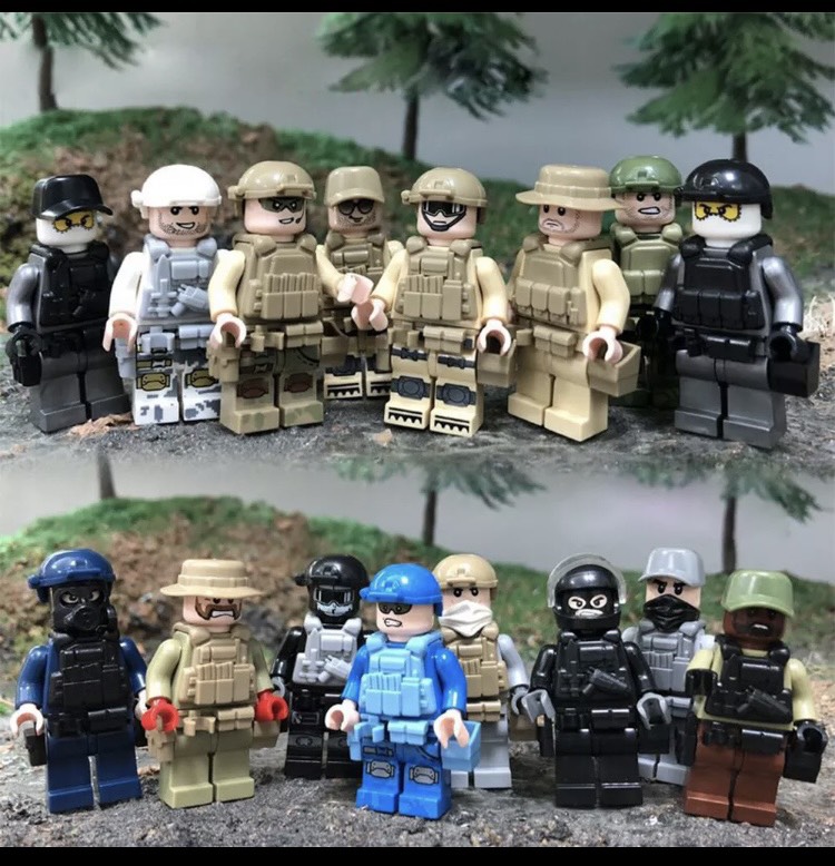 Lính quân đội Lego SWAT Minifigures