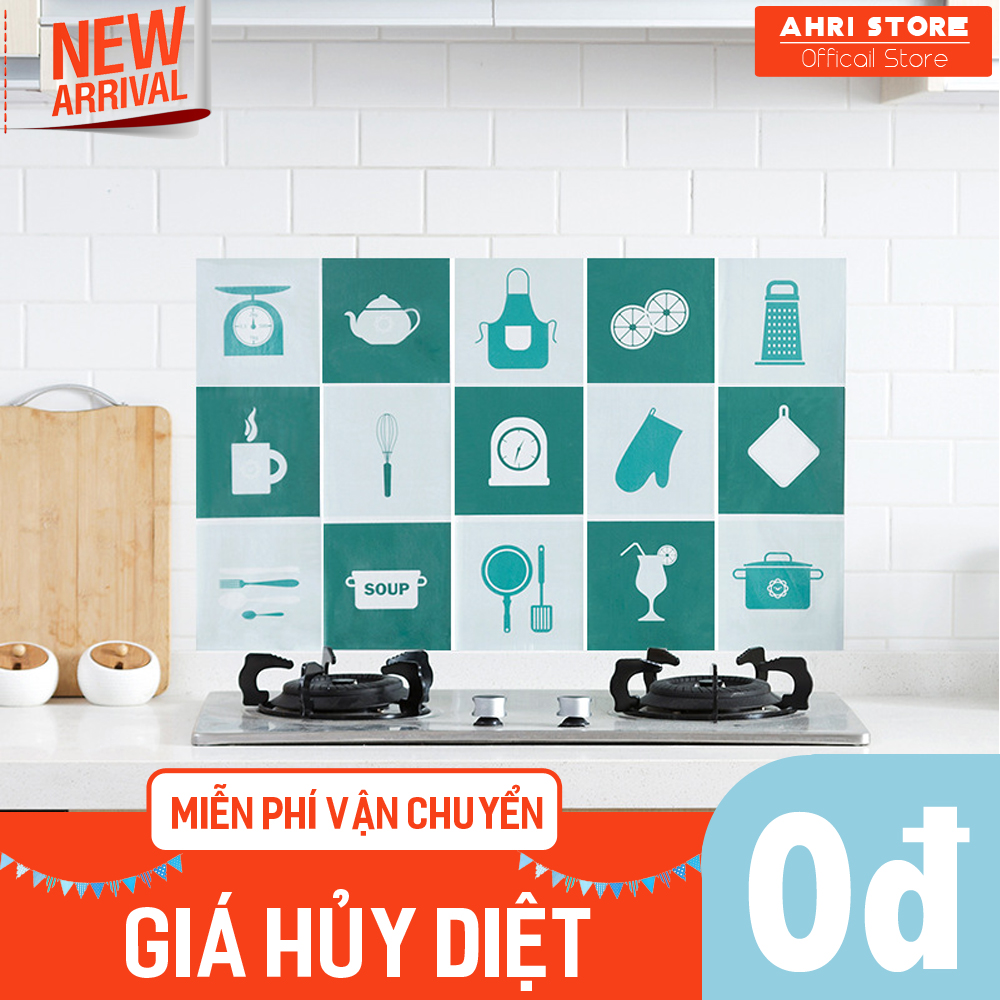 Decal dán tường nhà bếp hình 6,7, chống dầu mỡ, chống nước, tráng nhôm cách nhiệt 33.DECAL67.AHRLiL