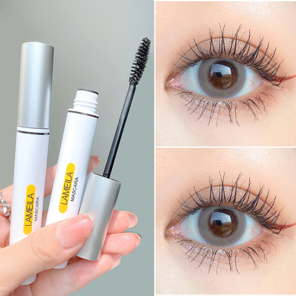 LAMEILA Mascara chuốt dài cong cho lông mi chất liệu cọ bằng lụa 4D chống thầm nước lâu trôi chuốt mi