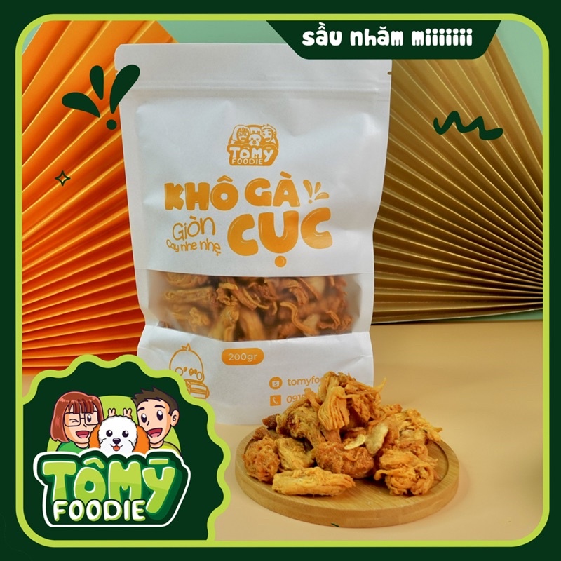Khô gà cục giòn 200gr | tô mỳ foodie