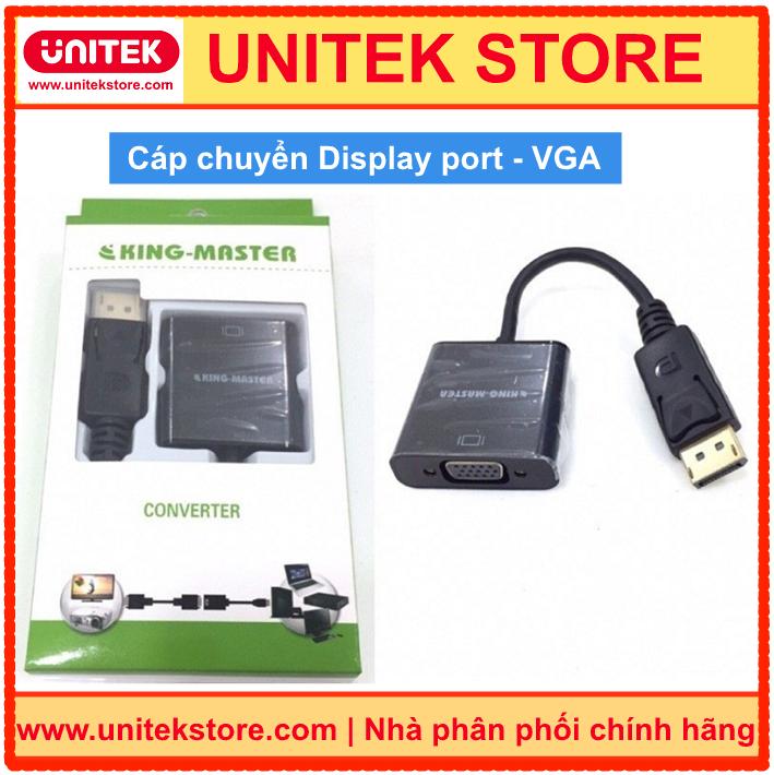 Cáp chuyển displayport sang vga kingmaster