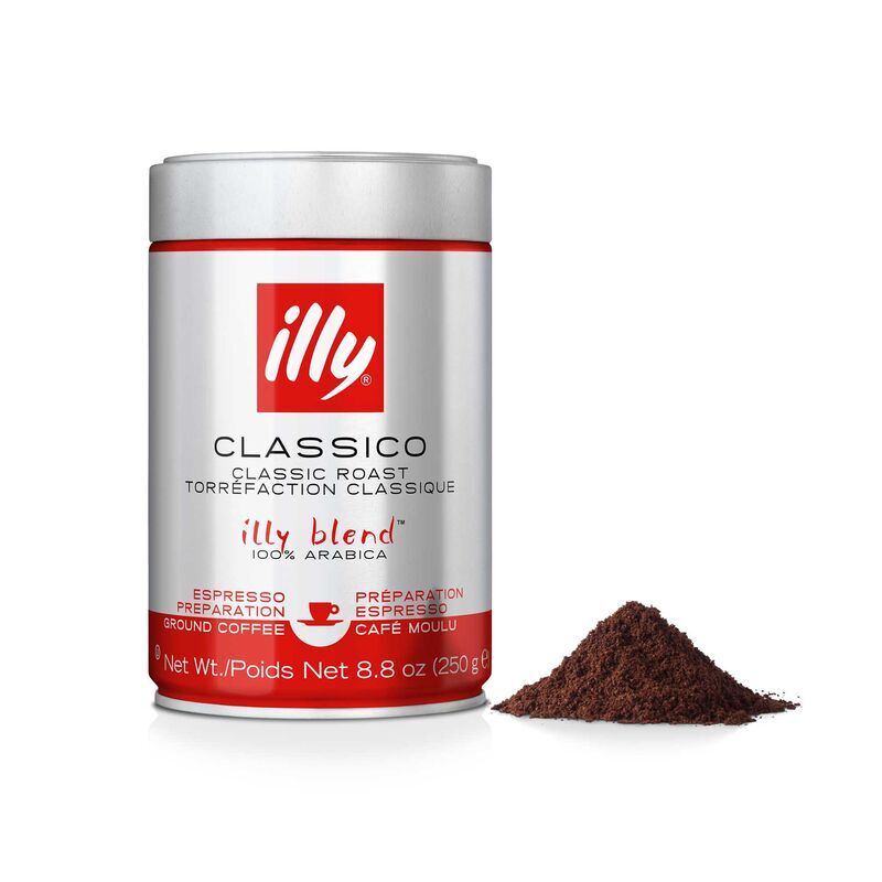CÀ PHÊ BỘT ILLY CLASSICO COFFEE MEDIUM ROASTED ESPRESSO – 250GR GROUND