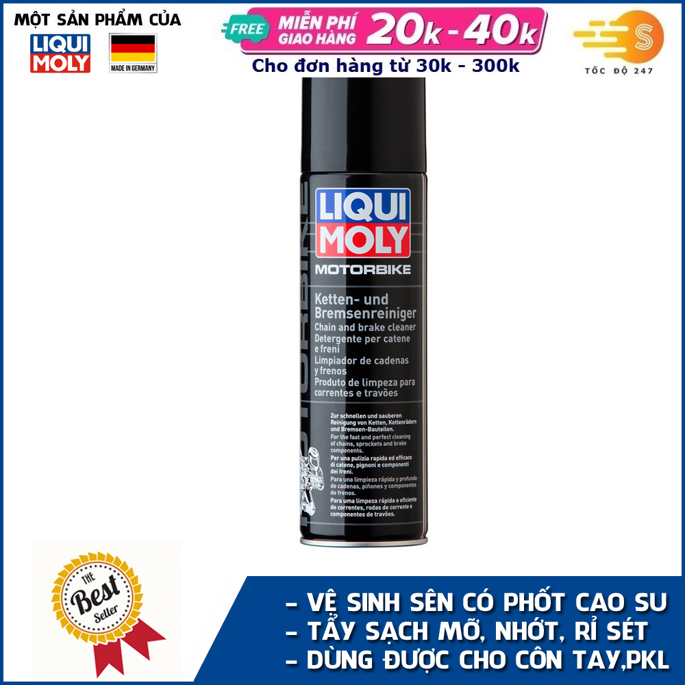 Chai xịt vệ sinh sên xích có phốt Liqui Moly 1602
