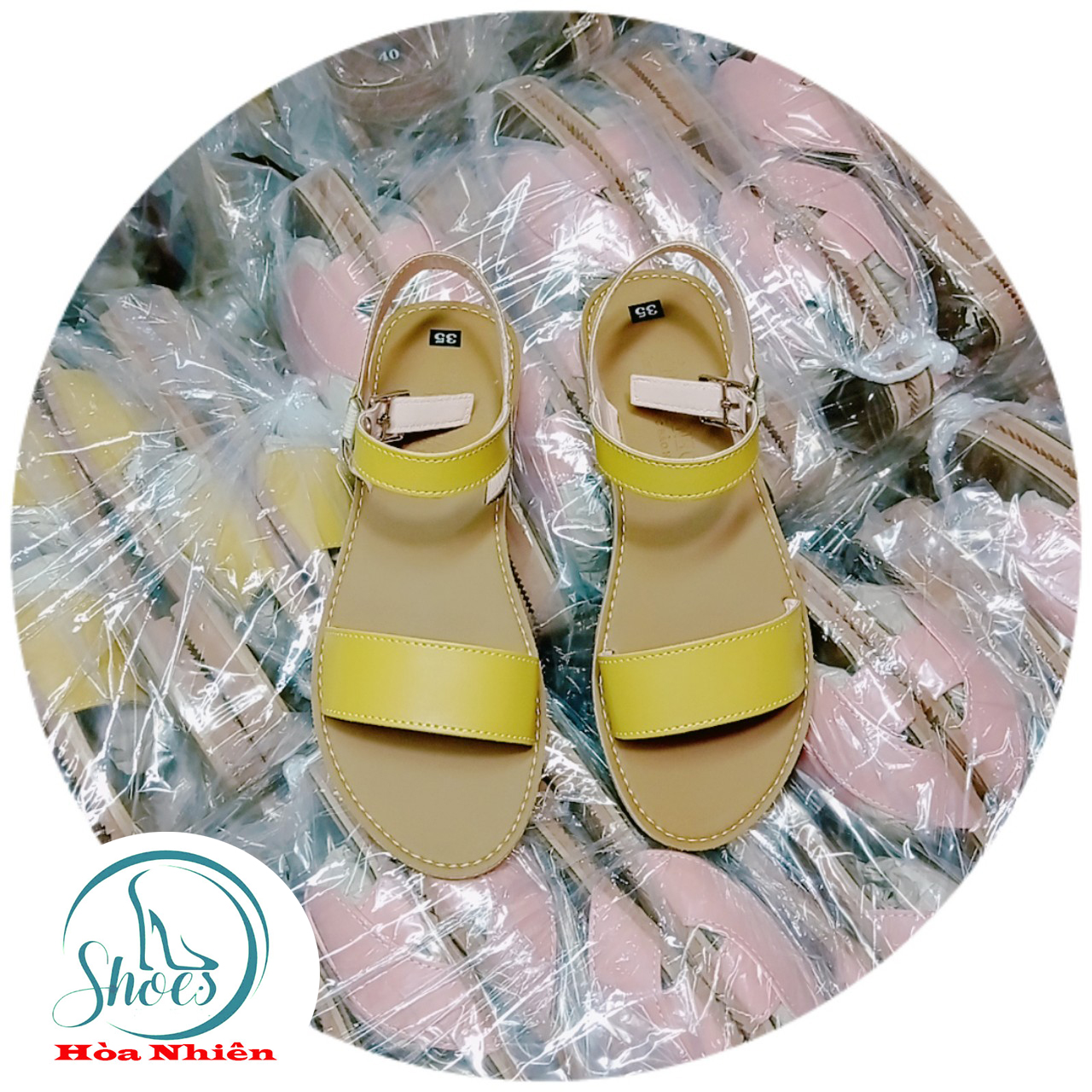 Sandal xăng đan đế bằng xuất xin siêu bền