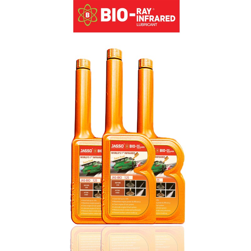 Súc béc xăng jasso bio ray cao cấp cho xe hơi - phụ gia vệ sinh hệ thống phun xăng.