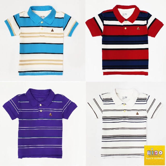 Áo thun có cổ bé trai, Áo bé trai xuất khẩu 10 - 45 kg, áo polo bé trai Baby Gap, áo thun cho bé trai, áo thun bé trai