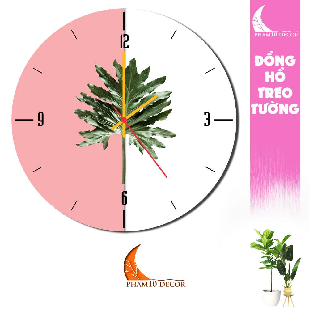 Đồng hồ treo tường Đồng hồ kim trôi Đồng hồ trang trí Đồng hồ xem giờ Đồng hồ decor Pham10Decor P10-ĐH1010