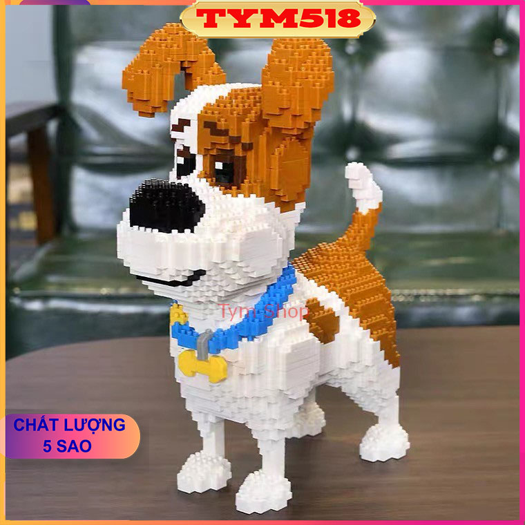 Xếp hình le go chó babu snoopy Xếp hình nhân vật hoạt hình 3d lắp ráp chó babu dễ thương cho bé Mẫu Balody