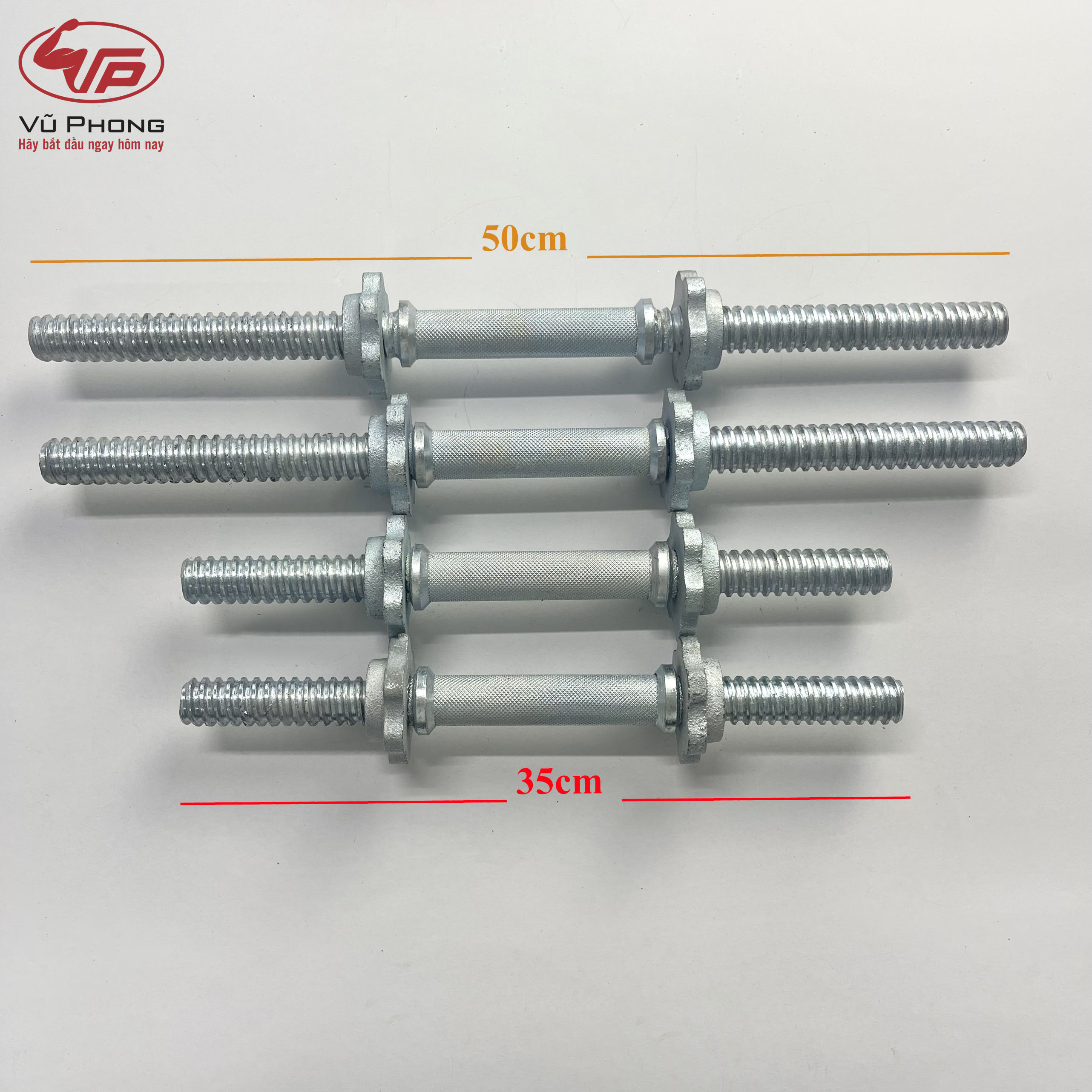 Đòn tạ tay 35cm, 50cm, phi 25