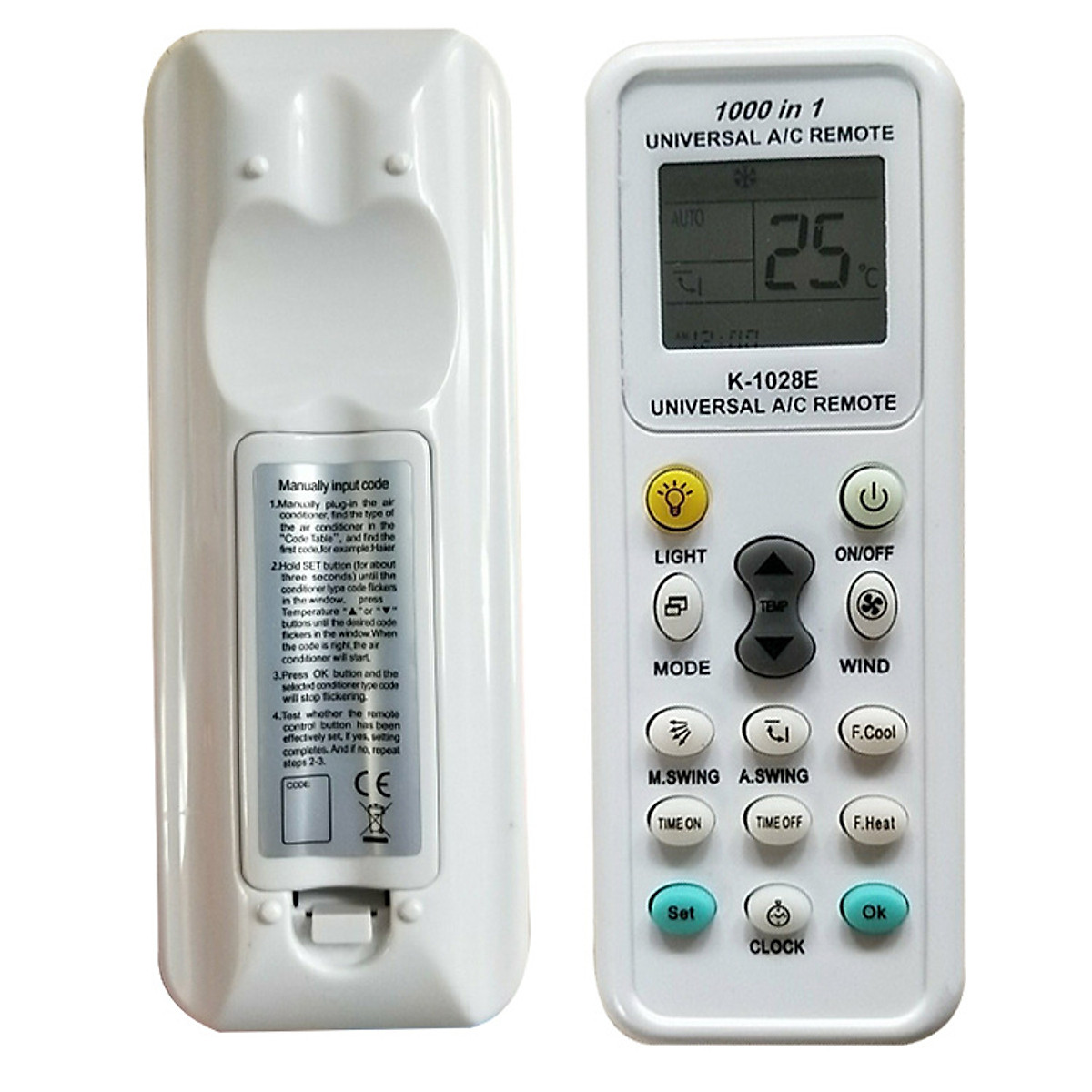 Remote Máy Lạnh Đa Năng, Điều Khiển Điều Hoà Đa Năng dùng cho tất cả các dòng Điều Hoà, Máy Lạnh