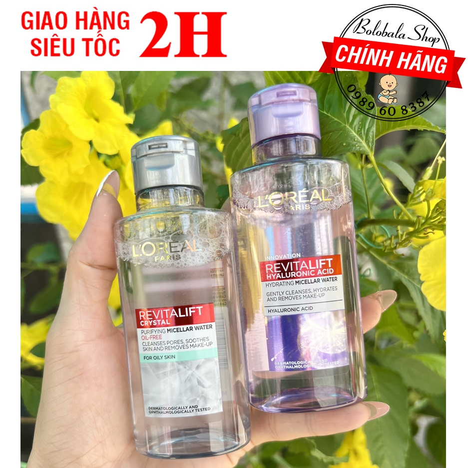 Nước tẩy trang Loreal - L'Oreal Paris 3-in-1 Micellar Water 30ml/ 400ml
