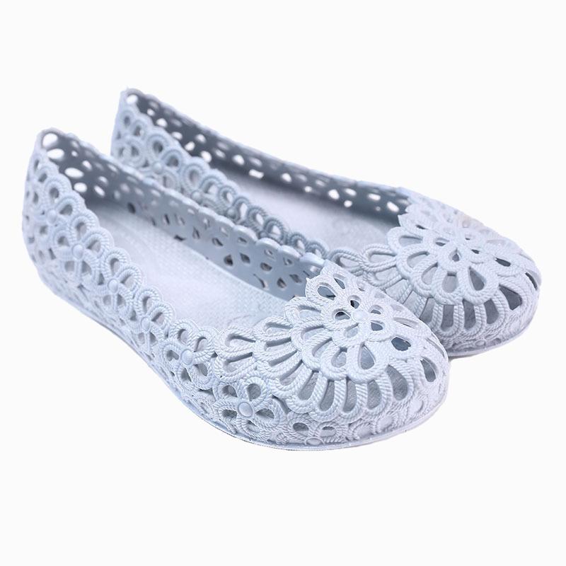 [HCM]Giày búp bê lỗ nhựa dẻo giày đi mưa thông thoáng cực êm không đau chân