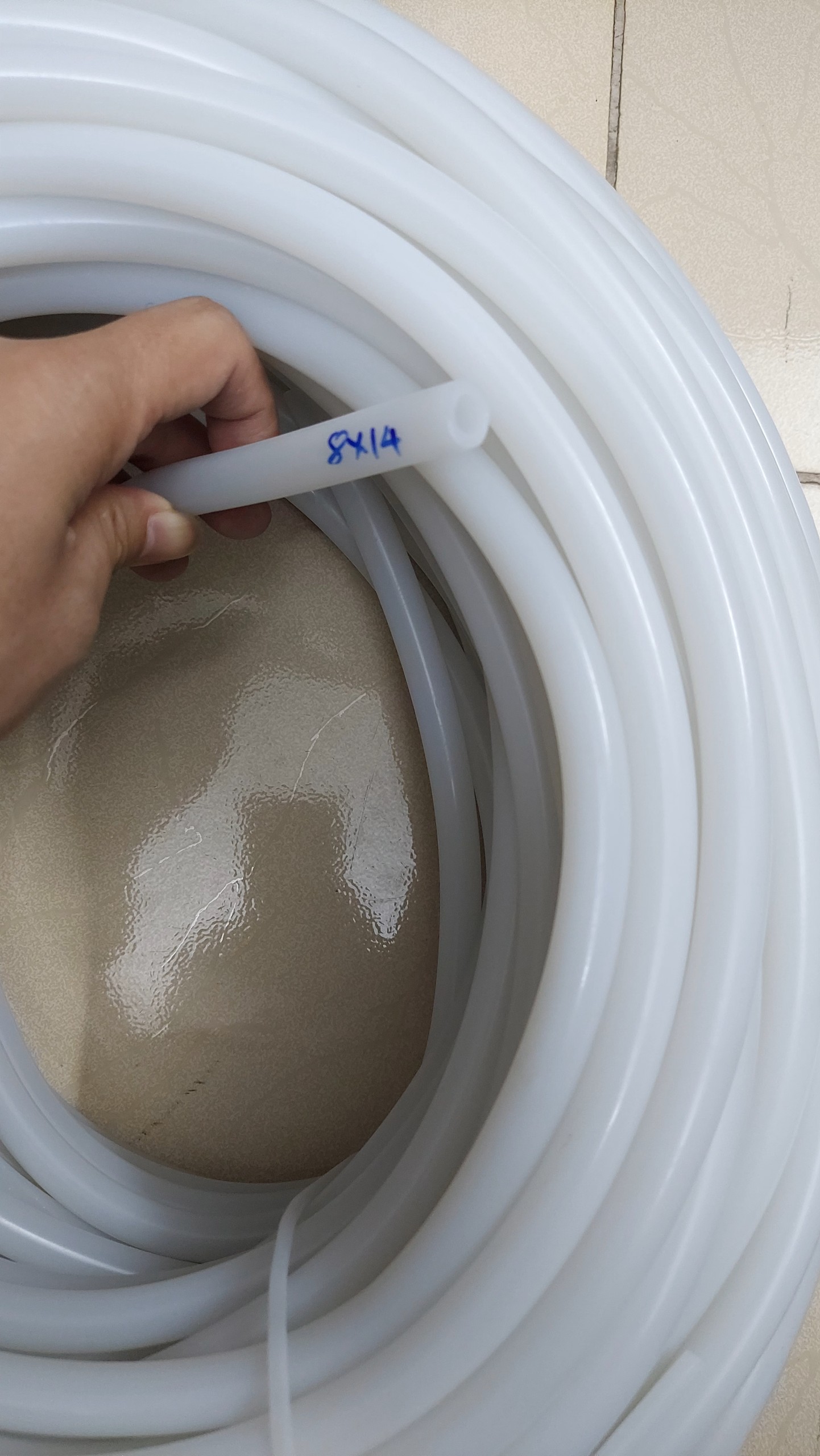 Ống silicon phi 8 phi 14 ống silicone đường kính ống 8mmx14mm
