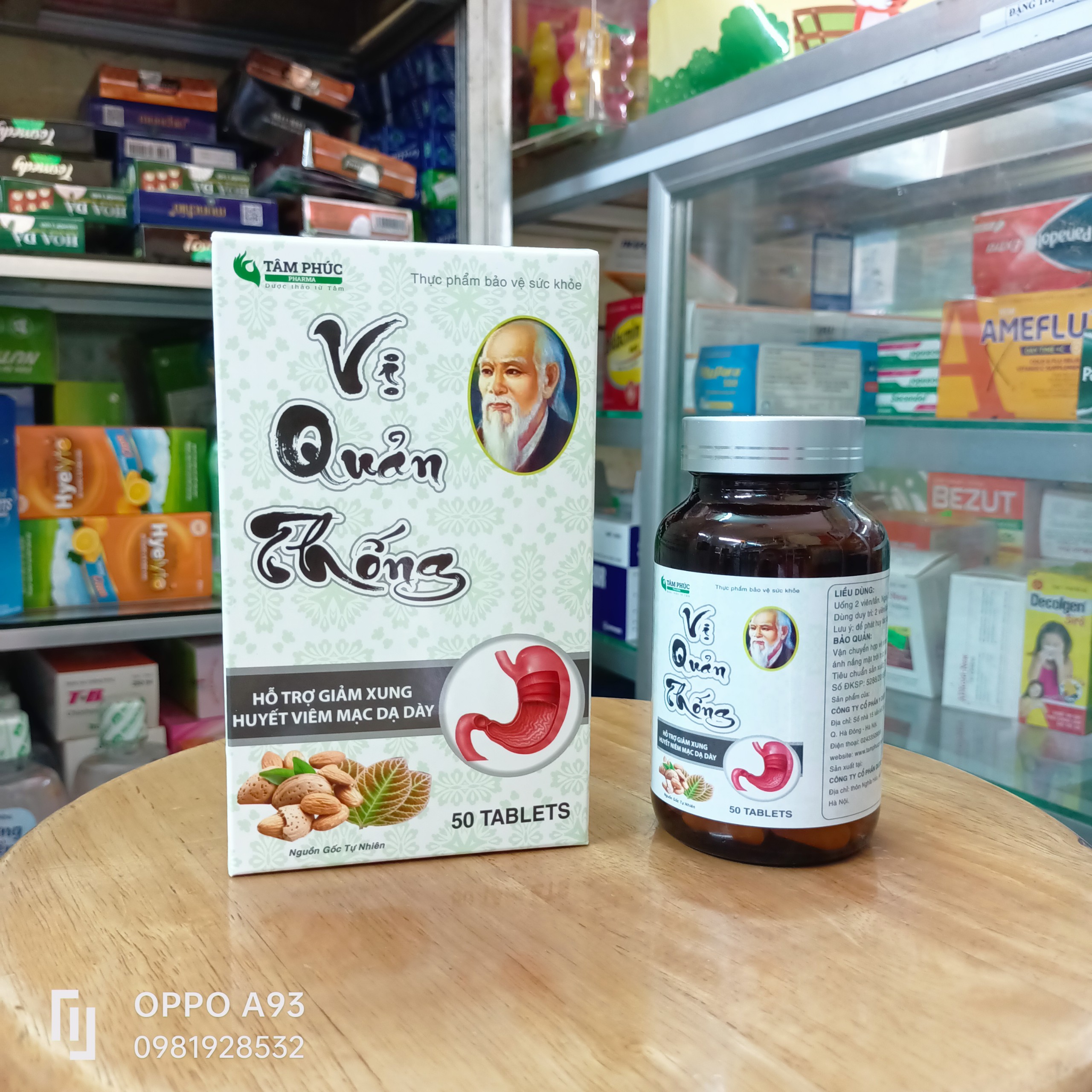 Vị Quản Thống hỗ trợ dạ dày